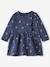 Marl-Effect Fleece Dress for Babies BLUE DARK ALL OVER PRINTED 