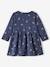 Marl-Effect Fleece Dress for Babies BLUE DARK ALL OVER PRINTED 