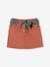 Paperbag Skirt for Girls PINK MEDIUM SOLID 