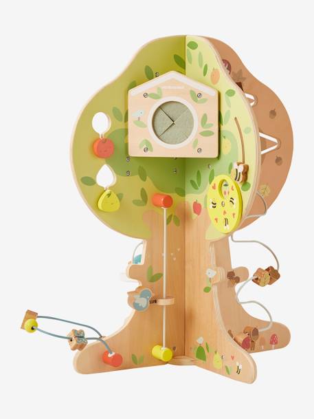 4 Season Activity Tree in FSC® Wood green+YELLOW MEDIUM SOLID WTH DESIGN 