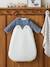 Baby Sleep Bag with Removable Sleeves in Microfibre, PINGOUIN White 