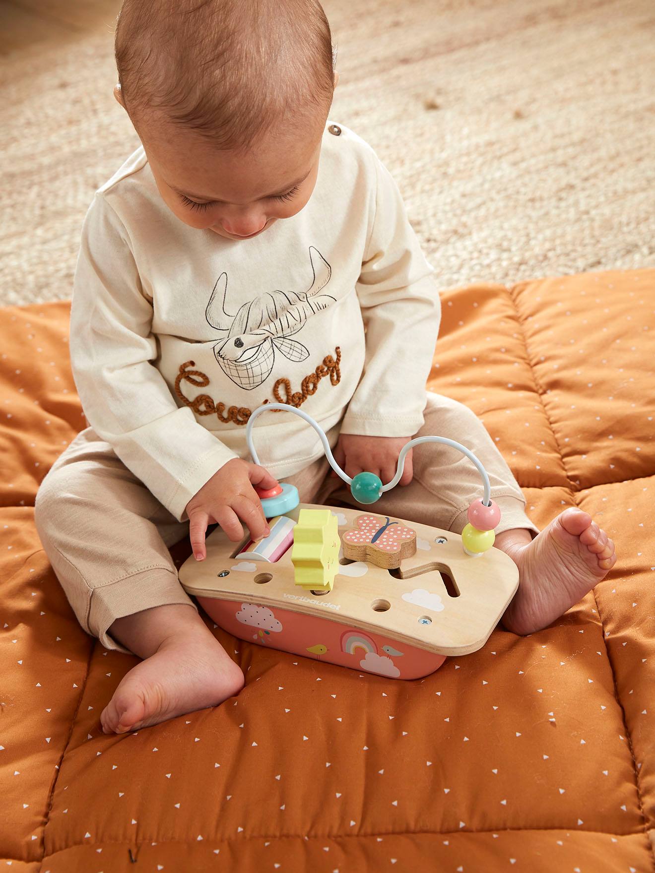 Baby activity sales table pink