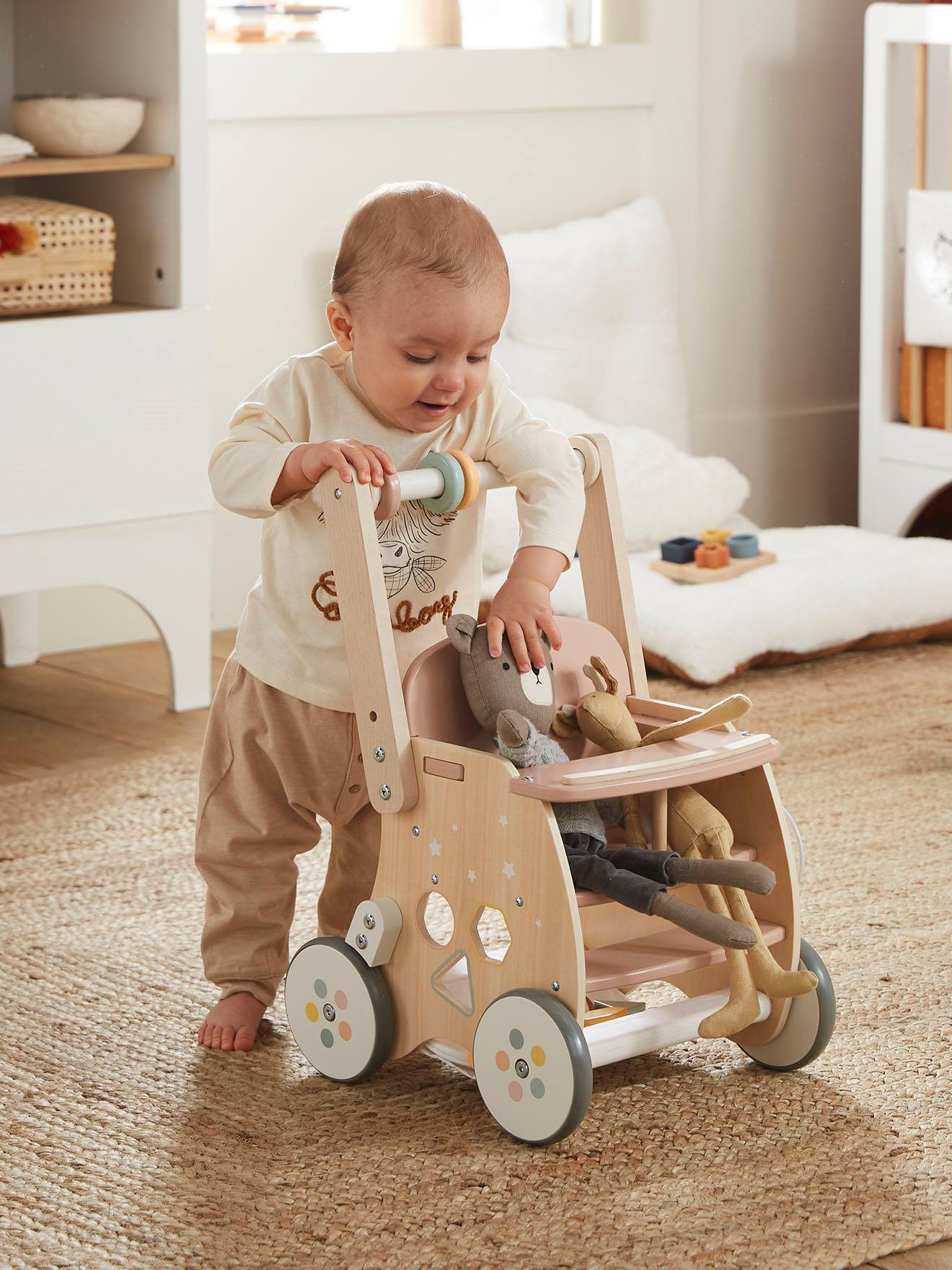 Children's walker hot sale with seat