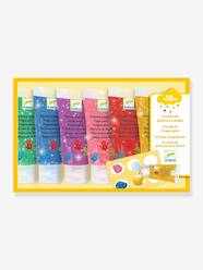 Toys-Arts & Crafts-6 Tubes of Glittery Finger Paint by DJECO