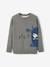 Jacquard Jumper with Fun Motif for Boys BLUE MEDIUM SOLID WITH DESIGN+GREY LIGHT MIXED COLOR 