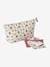 Toiletry Bag in Cotton Gauze for Children grey blue+printed blue+printed pink+WHITE MEDIUM ALL OVER PRINTED 