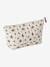 Toiletry Bag in Cotton Gauze for Children grey blue+printed blue+printed pink+WHITE MEDIUM ALL OVER PRINTED 