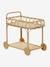 Kitchen Trolley in Rattan, for Dolls BEIGE MEDIUM SOLID 