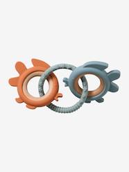 -Teether in Wood & Silicone