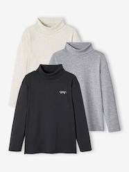 Boys-Tops-Pack of 3 Polo-Neck Tops