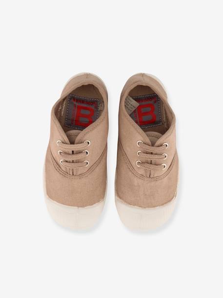 Cotton Canvas Trainers with Laces for Kids, by BENSIMON® beige+denim blue+khaki+navy blue+white 