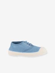 Shoes-Boys Footwear-Cotton Canvas Trainers with Laces for Kids, by BENSIMON®