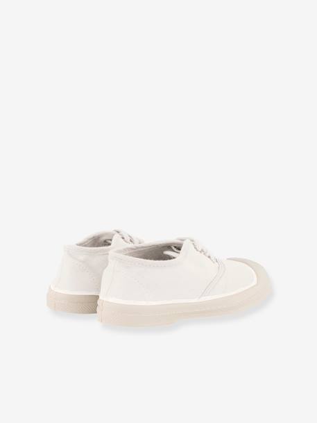 Cotton Canvas Trainers with Laces for Kids, by BENSIMON® beige+denim blue+khaki+navy blue+white 