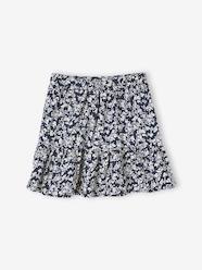 Girls-Skirt with Printed Ruffle for Girls