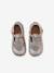 T-Strap Shoes in Glittery Leather for Baby Girls, Designed for First Steps BROWN MEDIUM METALLIZED 