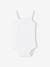 Pack of 5 Bodysuits with Fine Straps, in Interlock Knit Fabric, for Babies WHITE LIGHT TWO COLOR/MULTICOL 