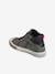 High-Top Trainers with Laces & Zips for Boys GREY MEDIUM SOLID 