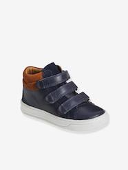 Shoes-Boys Footwear-Trainers-High-Top Leather Trainers for Boys, Designed for Autonomy