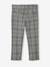 Chequered Woollen Trousers for Girls GREY DARK CHECKS 