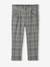 Chequered Woollen Trousers for Girls GREY DARK CHECKS 