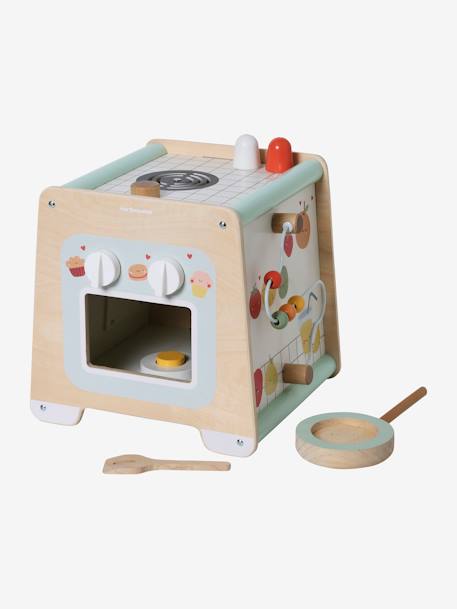 Kitchen Activity Cube in FSC® Wood BEIGE LIGHT SOLID WITH DESIGN 