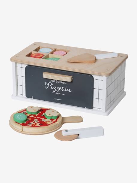 Hape Perfect Pizza Wooden Playset Kids Kitchen Pizza Oven & Delivery Box