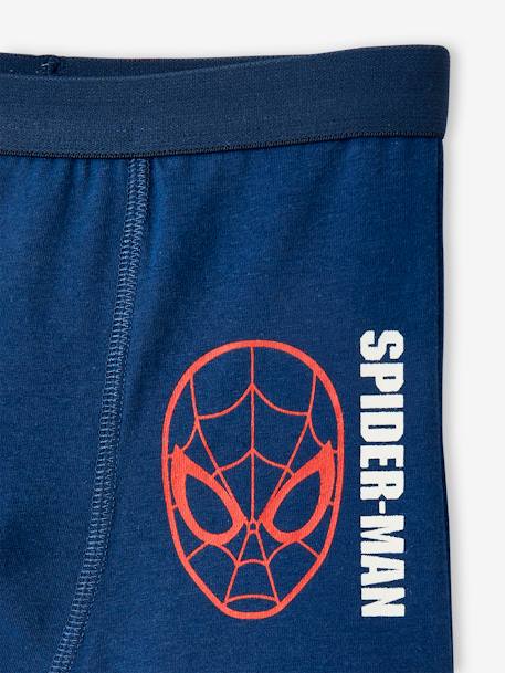 Pack of 3 Boxer Shorts, Spider-man by Marvel® BLUE DARK SOLID 