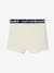 Pack of 5 Pairs of 'Sharks' Boxer Shorts for Boys BLUE MEDIUM SOLID WITH DESIGN 