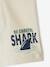 Pack of 5 Pairs of 'Sharks' Boxer Shorts for Boys BLUE MEDIUM SOLID WITH DESIGN 