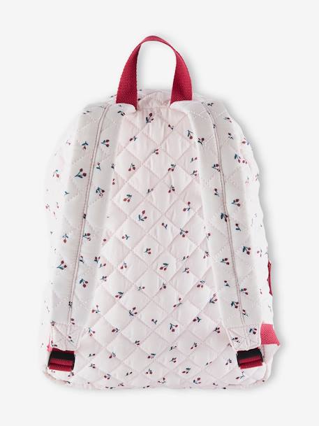 Backpack with Cherry Motifs for Girls PINK LIGHT ALL OVER PRINTED 