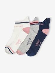 Girls-Pack of 3 Pairs of Sports Socks for Girls