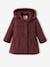 Woollen Coat for Girls Dark Blue+PURPLE DARK SOLID 