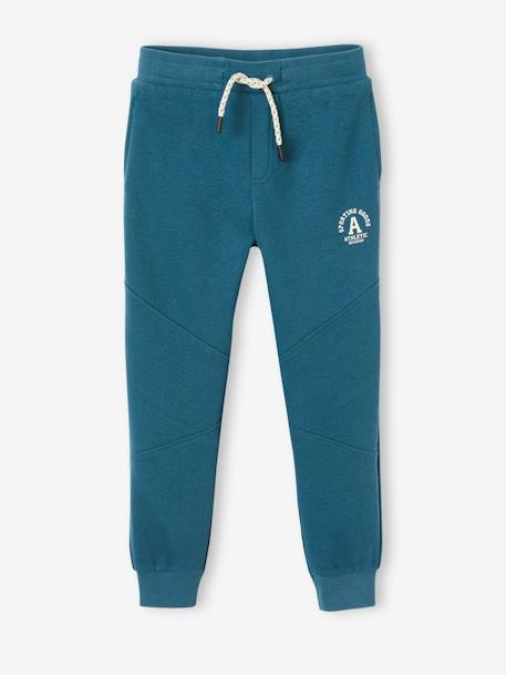 Athletic Joggers in Fleece for Boys anthracite+BLUE MEDIUM SOLID WITH DESIGN+chocolate+royal blue 