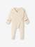 Rib Knit Jumpsuit & Beanie for Babies BEIGE LIGHT SOLID 