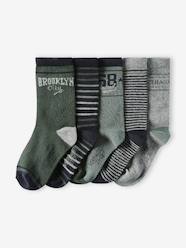 Boys-Underwear-Socks-Pack of 5 Pairs of Socks for Boys