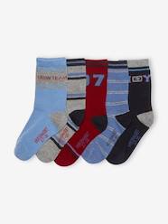 Boys-Underwear-Socks-Pack of 5 Pairs of Socks for Boys