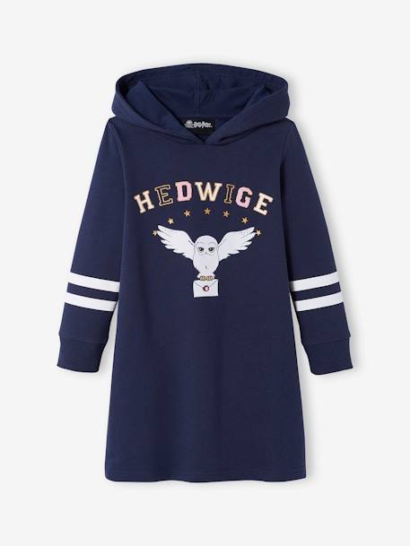 Harry Potter® Sweatshirt Dress for Girls BLUE DARK SOLID WITH DESIGN 