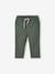 Lined Twill Trousers for Baby Boys BROWN MEDIUM SOLID+Dark Blue+GREEN MEDIUM SOLID 