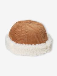 Boys-Beanie in Corduroy & Sherpa for Boys