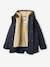 3-in-1 Parka with Removable Bodywarmer for Boys BLUE MEDIUM SOLID WITH DESIGN+BROWN DARK SOLID WITH DESIGN+electric blue+GREEN MEDIUM SOLID WITH DESIG 