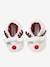 Furry Pram Shoes for Babies ecru 