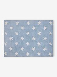 -Washable Rectangular Cotton Rug with Stars by LORENA CANALS