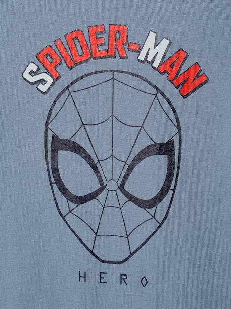 Spider-Man® Long Sleeve Top for Boys BLUE LIGHT SOLID WITH DESIGN 