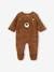 'Panda' Pramsuit in Faux Fur, for Baby Boys BROWN MEDIUM SOLID WITH DESIGN+White 