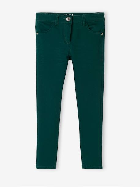 NARROW Hip MorphologiK Slim Leg Trousers for Girls GREEN BRIGHT SOLID 