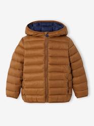 Boys-Coats & Jackets-Lightweight Jacket with Recycled Polyester Padding & Hood for Boys