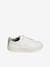 Trainers with Laces & Zip, for Girls WHITE LIGHT SOLID 