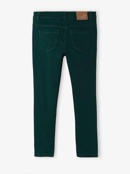 NARROW Hip MorphologiK Slim Leg Trousers for Girls GREEN BRIGHT SOLID 