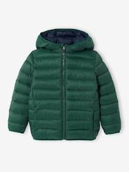 Boys-Coats & Jackets-Padded Jackets-Lightweight Jacket with Recycled Polyester Padding & Hood for Boys