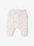 Soft Jersey Knit Trousers for Newborn Babies PINK MEDIUM SOLID+WHITE LIGHT SOLID 2 